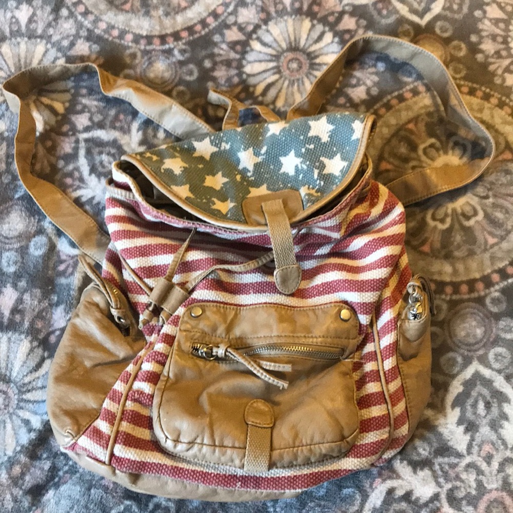 American Flag backpack